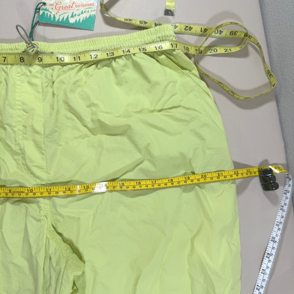 The Great Outdoors The Trailhead Pants Citron Neon Yellow Joggers Size XL NWT - Picture 6 of 16